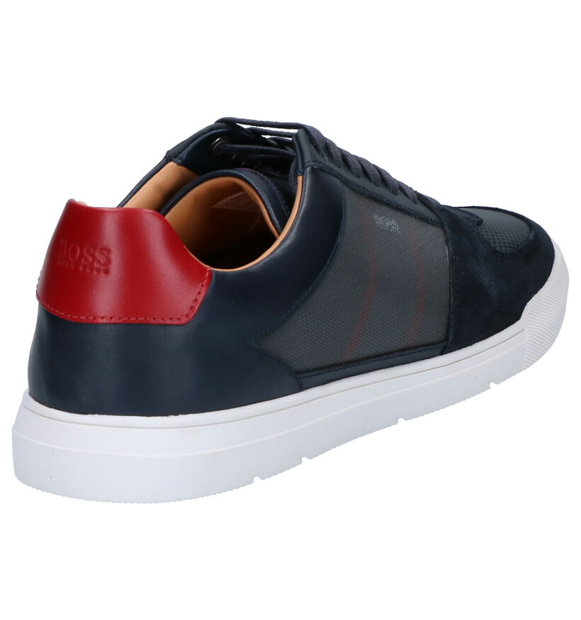 Hugo Boss Cosmo Tenn Chaussures à Lacets en Bleu en daim (264770)