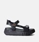 NeroGiardini Zwarte Sandalen met plateauzool voor dames (355983)