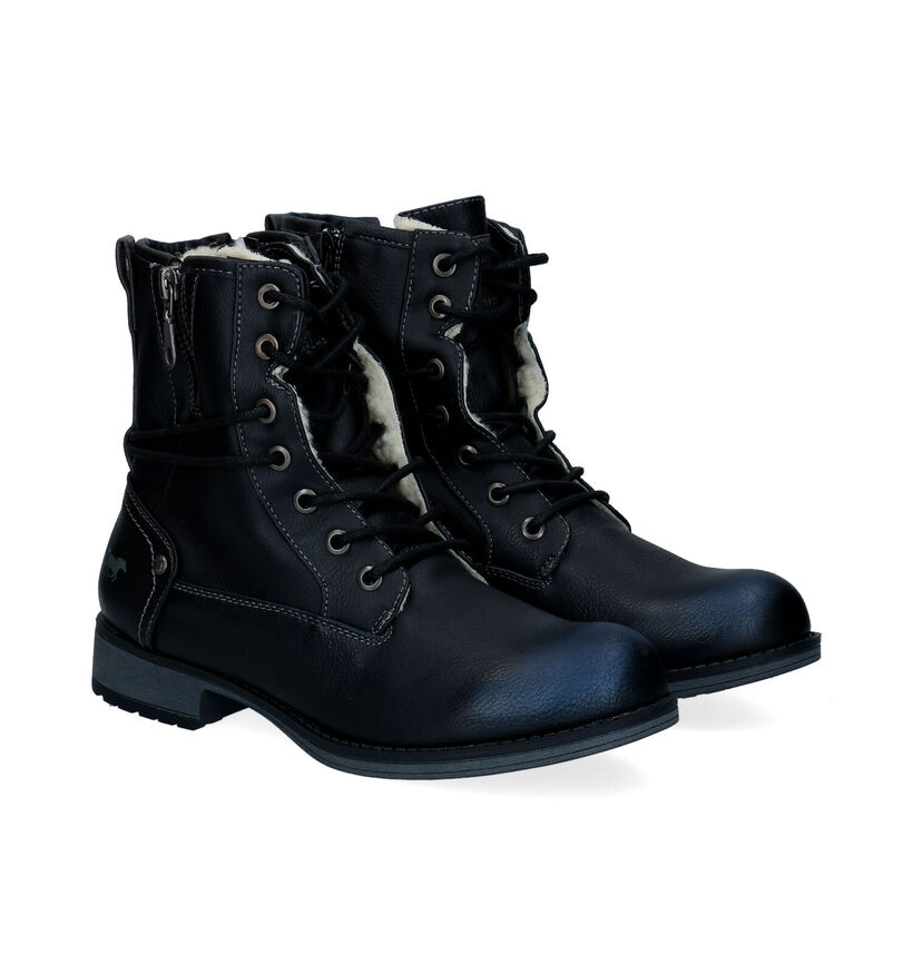 Mustang Boots à lacets en Cognac pour femmes (313784)