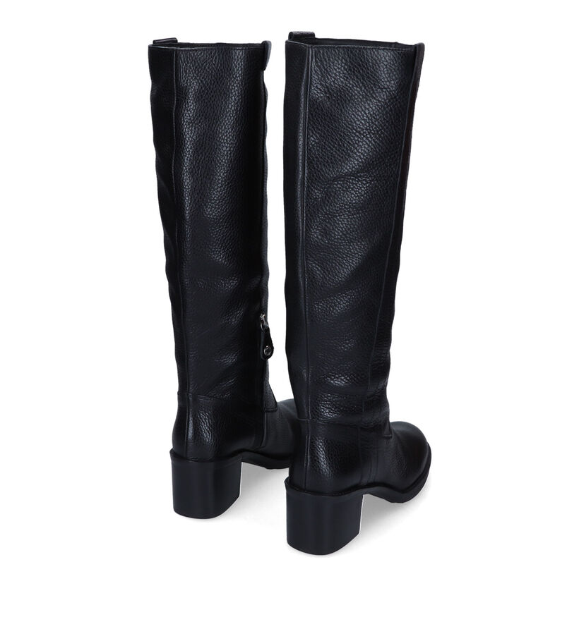 Geox Giulila Bottes en Noir en cuir (316153)
