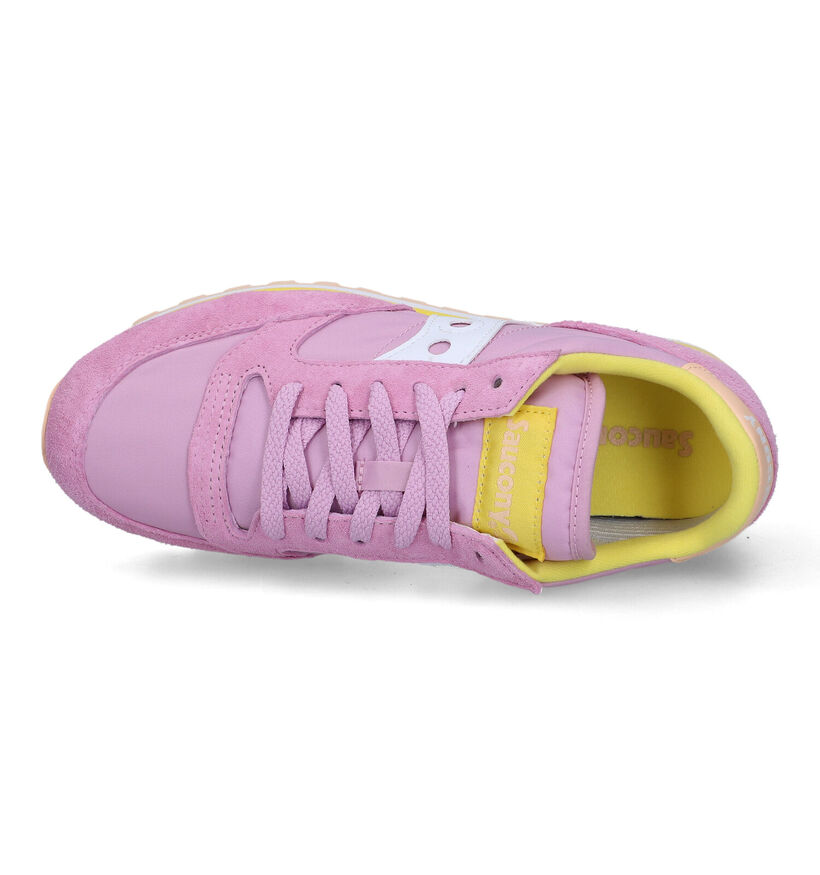 Saucony Jazz Triple Baskets en Rose pour femmes (320810) - pour semelles orthopédiques