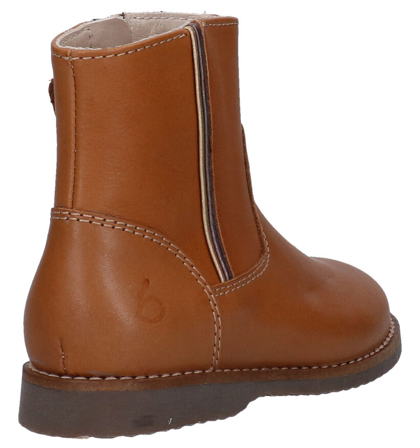 Beberlis Bottes courtes en Cognac en cuir (281113)