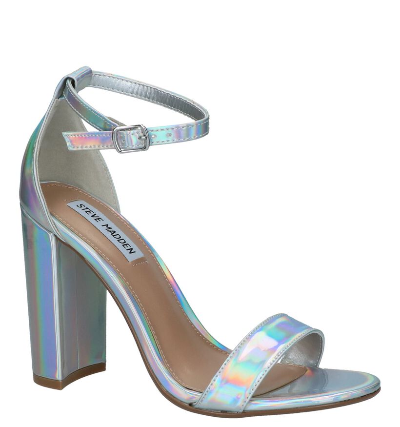 Steve Madden Carrson Sandales en Argent en simili cuir (239741)