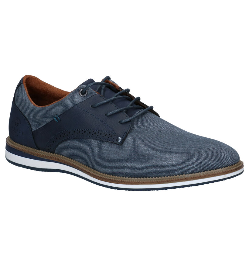 Sprox Chaussures à lacets en Bleu en simili cuir (292522)