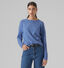 Vero Moda Doffy Blauwe Gebreide trui voor dames (328971)
