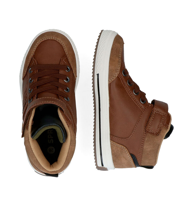 Sprox Grijze Hoge Schoenen in kunstleer (297273)