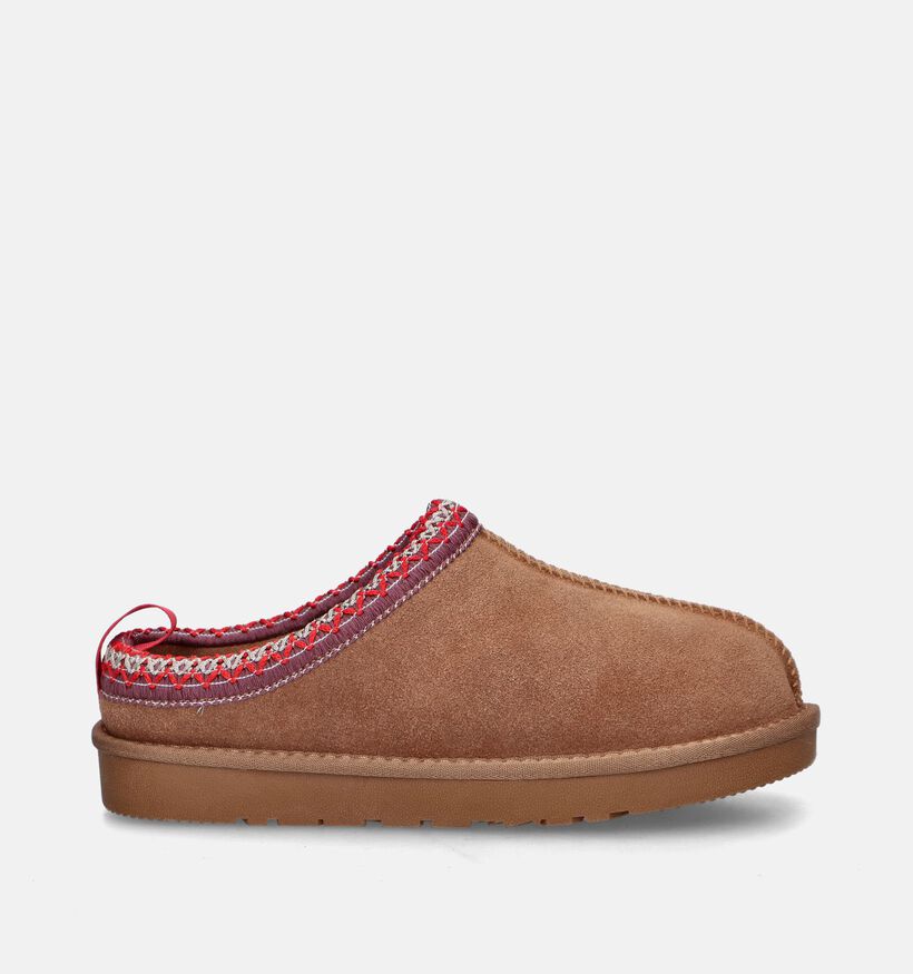 Laurent David Pantoufles ouvertes en Cognac pour femmes (348863)