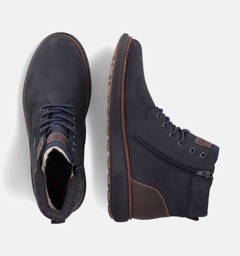 Rieker Chaussures hautes en Bleu foncé pour hommes (353195) - pour semelles orthopédiques