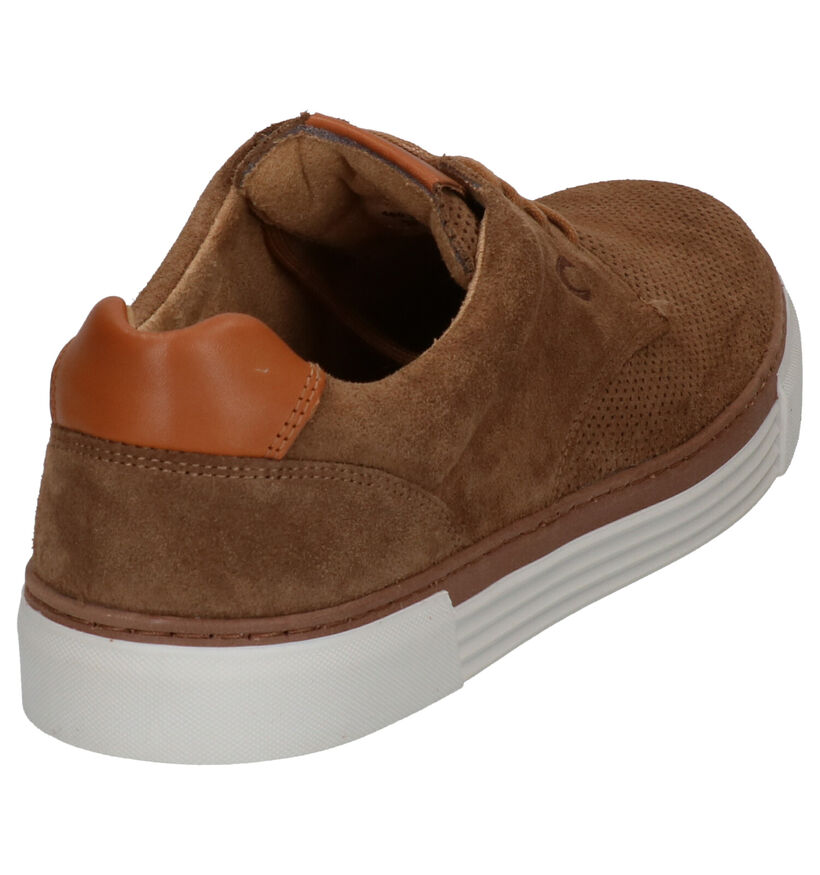 Camel Active Racket Chaussures à lacets en Cognac en daim (271297)