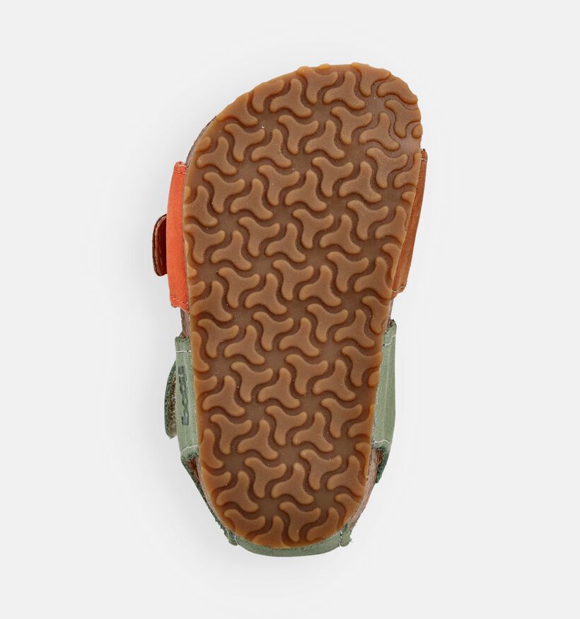 Bopy Edouarvelo Groene/Oranje Babysandalen voor jongens, meisjes (373073)