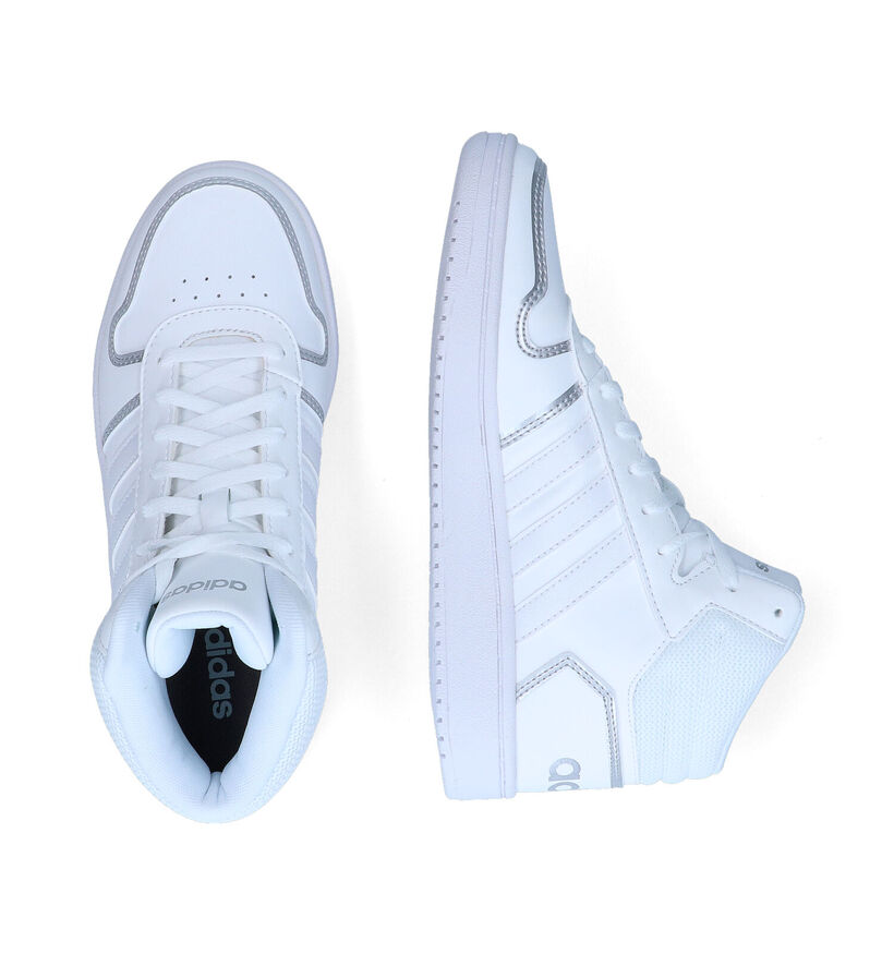 adidas Hoops Witte Sneakers voor dames (300158)