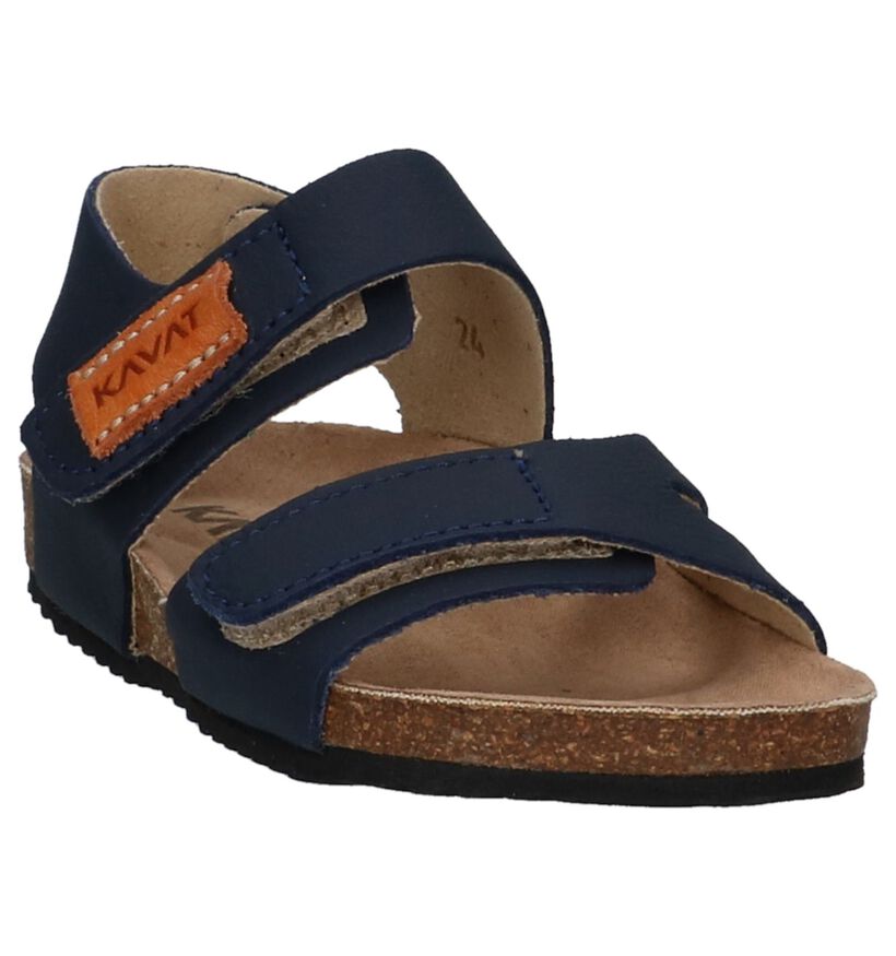 Cognac Sandalen Kavat Bomhus in leer (247827)