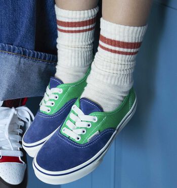 Vans Authentic Low Sneakers Elastic Lace PRIMARY TRUE NAVY/Elastic Lace PRIMARY RACING RED