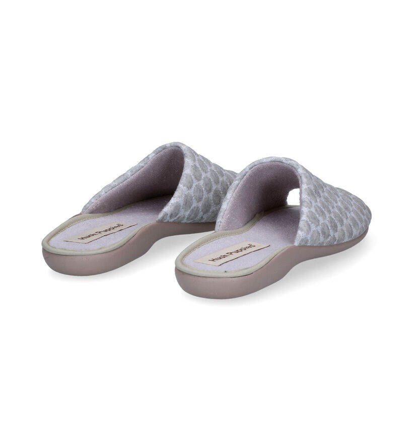 Hush Puppies Dub Pantoufles en Gris en textile (308853)
