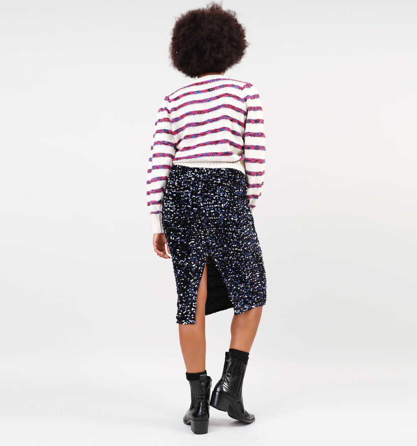 Pieces Kam Zwarte Midi rok voor dames (348374)