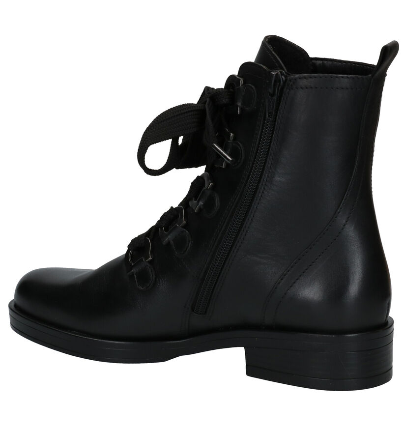 Gabor Best Fitting Bottines en Noir en cuir (282399)