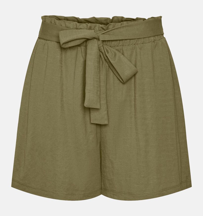 Pieces Linda Short en Khaki pour femmes (326823)