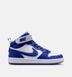 Nike Court Borough Witte/Blauwe Sneakers voor jongens (364594)