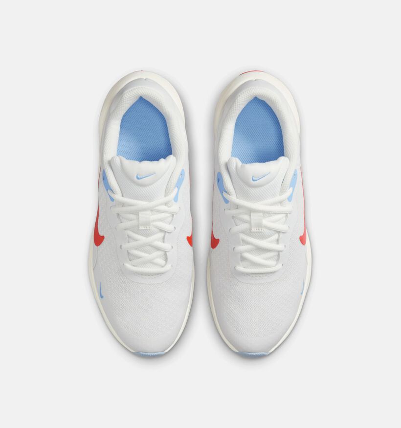 Nike Revolution Baskets basses en Blanc pour filles, garçons (357207) - pour semelles orthopédiques