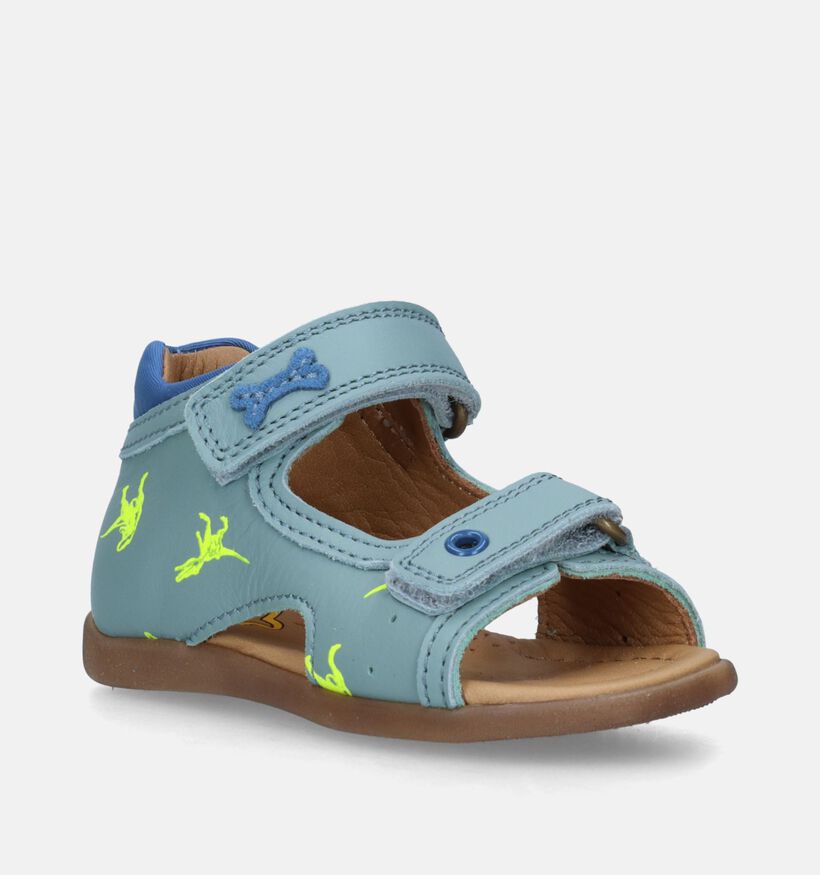 STONES and BONES Sino Groene Babysandalen met dino's voor jongens (341903)