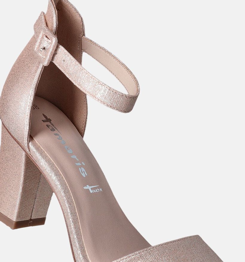 Tamaris Rose gold Sandalen met gesloten hiel voor dames (354353)