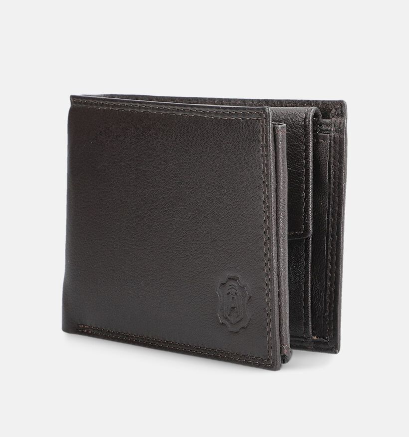 Cloverfield Portefeuille en Brun fonc&eacute; pour hommes (381779)