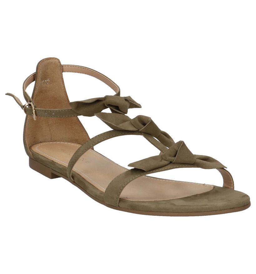 Rode Sandalen met Strikken Miss Unique in nubuck (221076)