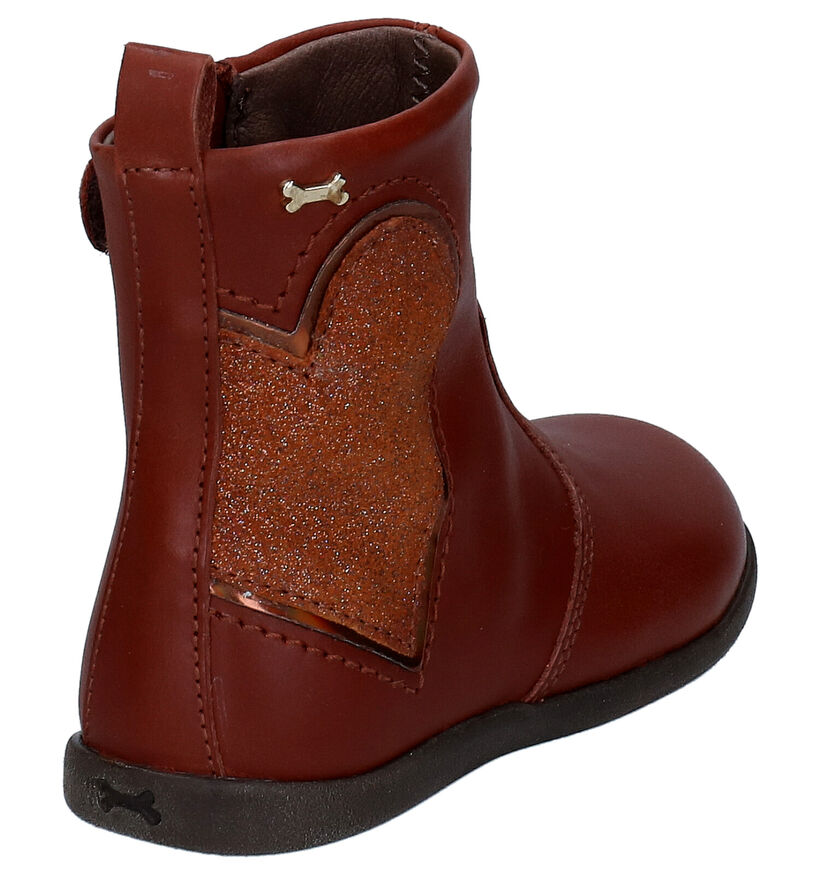 STONES and BONES Enda Bottes en Cognac pour filles (295055) - pour semelles orthopédiques