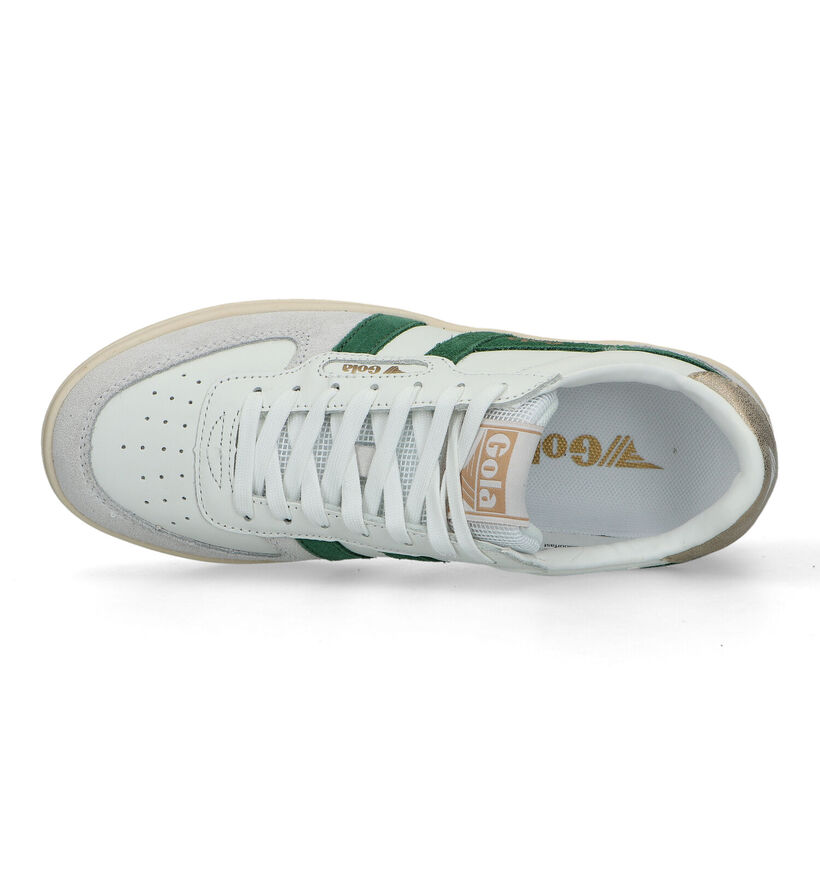 Gola Hawk Witte Sneakers voor dames (320590) - geschikt voor steunzolen