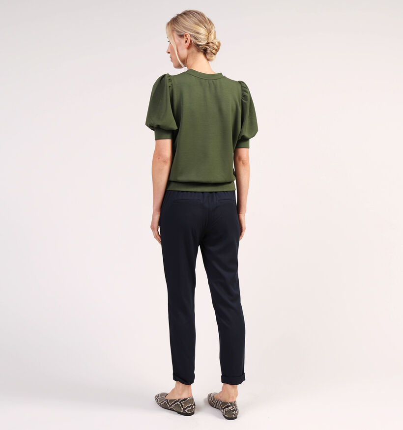 Minus Livana Sweatshirt en Vert kaki pour femmes (359849)