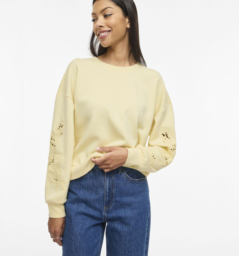 Vila Siffi Sweater en Jaune pour femmes (369492)