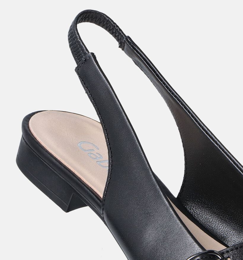 Gabor Escarpins slingback en Noir pour femmes (356672)