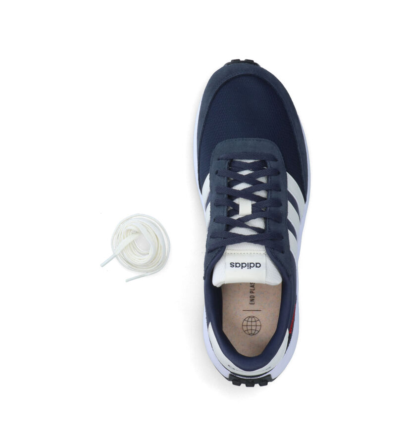adidas Run 70S Baskets en Noir en daim (302028)