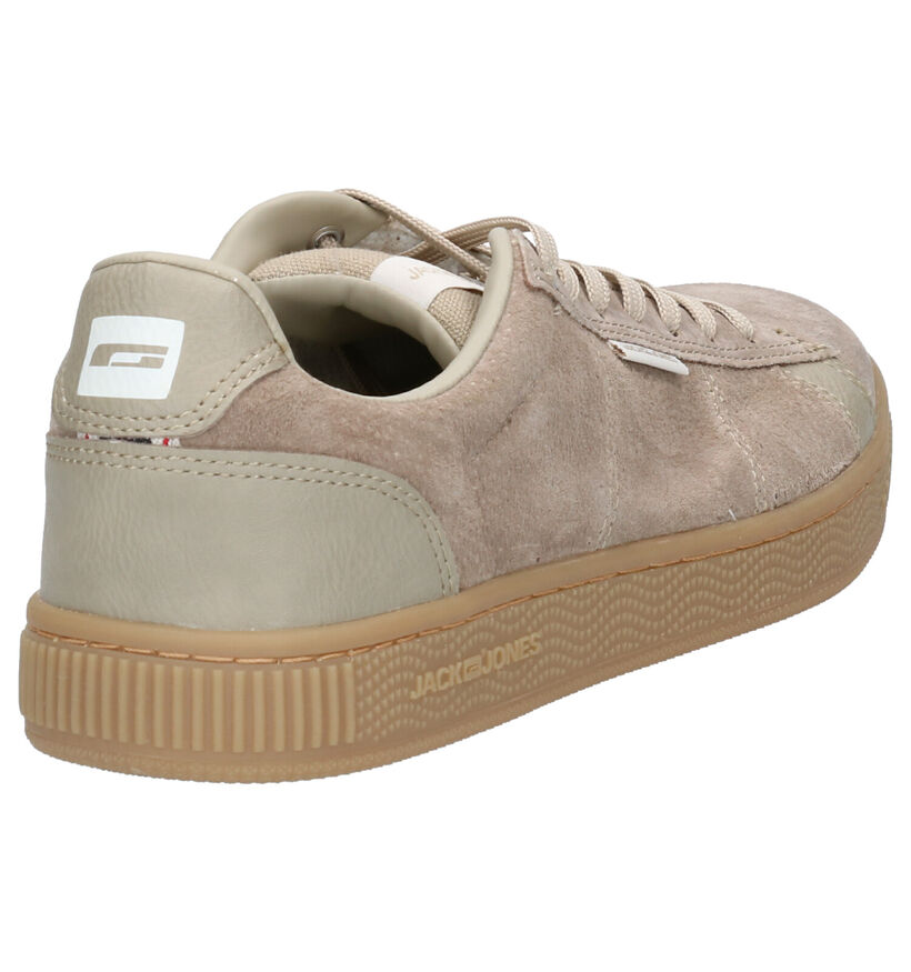 Jack & Jones Olly Taupe Sneakers in daim (256274)