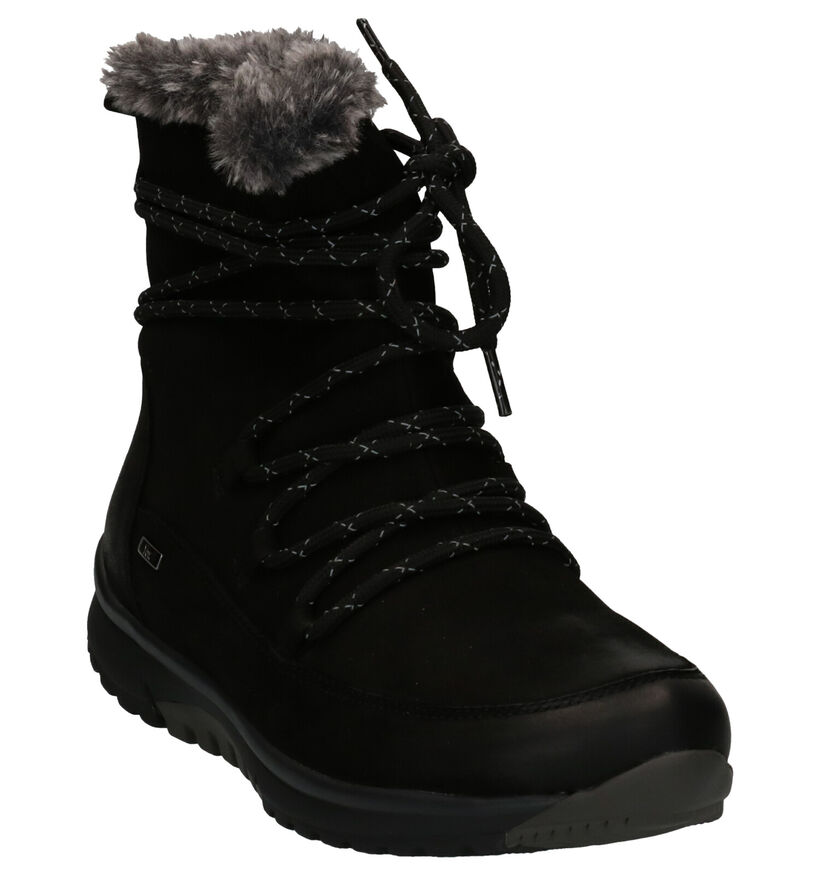 Gabor Rollingsoft Boots en Noir en daim (260193)