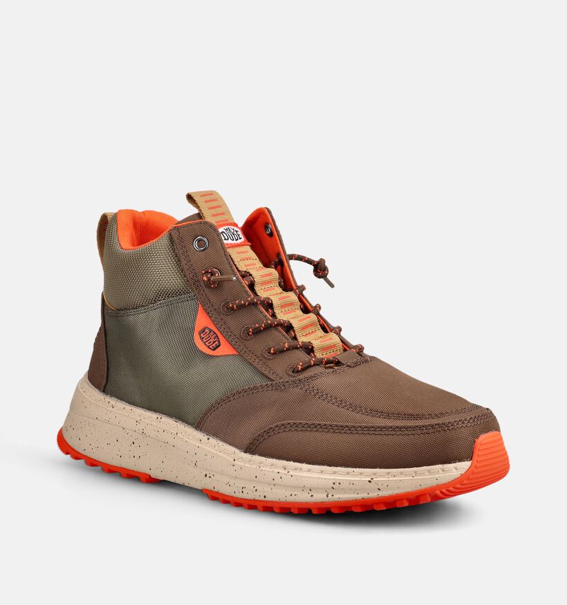 HEYDUDE Tahoe Nylon Boots en Vert pour hommes (378086) - pour semelles orthop&eacute;diques