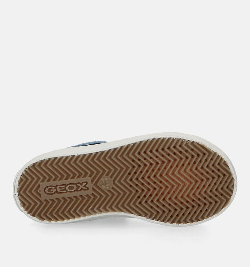 Geox Kalispera Baskets montantes en Bleu pour filles (330135) - pour semelles orthopédiques