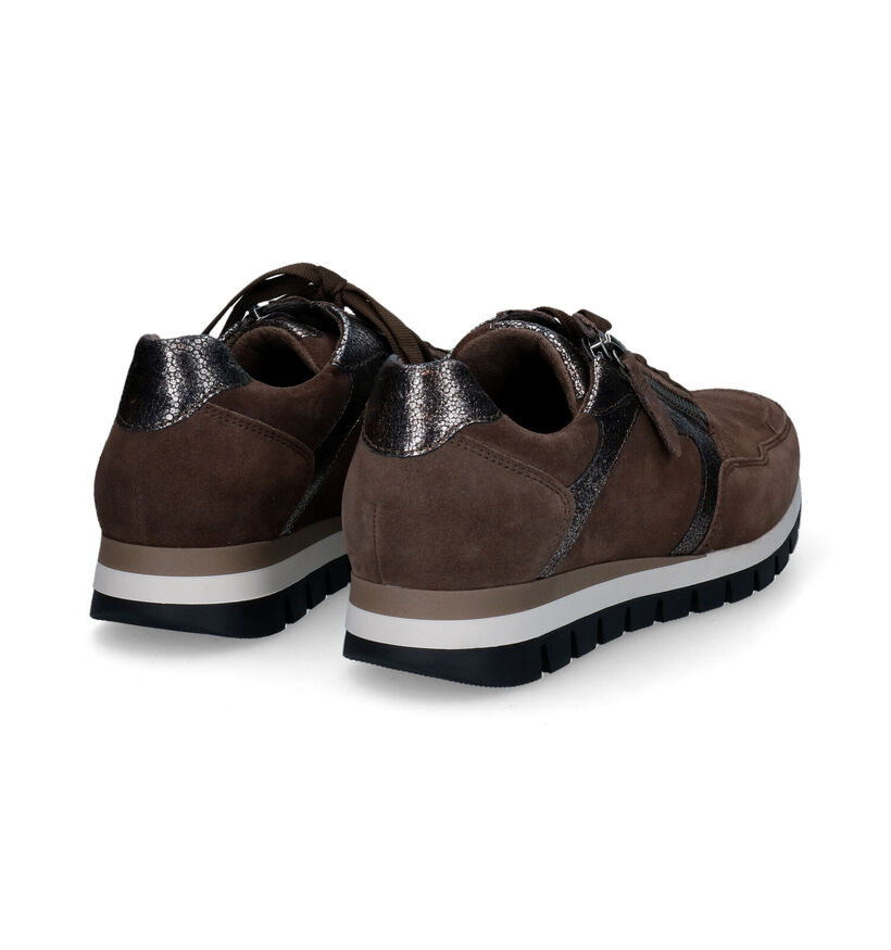 Gabor OptiFit Zwarte Sneakers voor dames (312479) - geschikt voor steunzolen