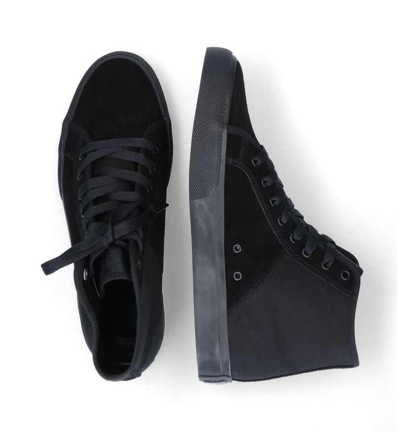 DC Shoes Manual High Baskets en Noir en daim (294244)