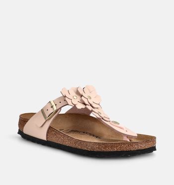 Birkenstock Gizeh Slippers white/light rose
