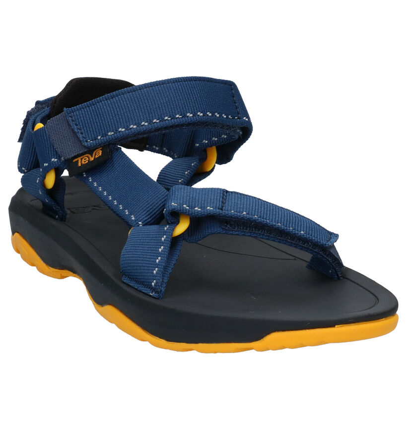 Teva Hurricane Sandales en Bleu en textile (286623)