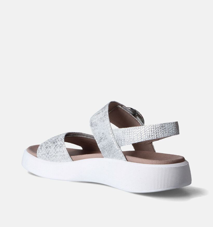 Gabor Zilveren Sandalen voor steunzolen voor dames (355024) - geschikt voor steunzolen