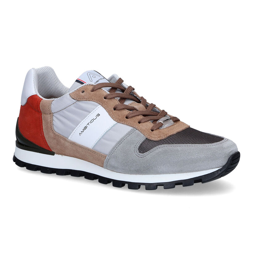 Ambitious Ken Baskets en Gris pour hommes (308108) - pour semelles orthop&eacute;diques