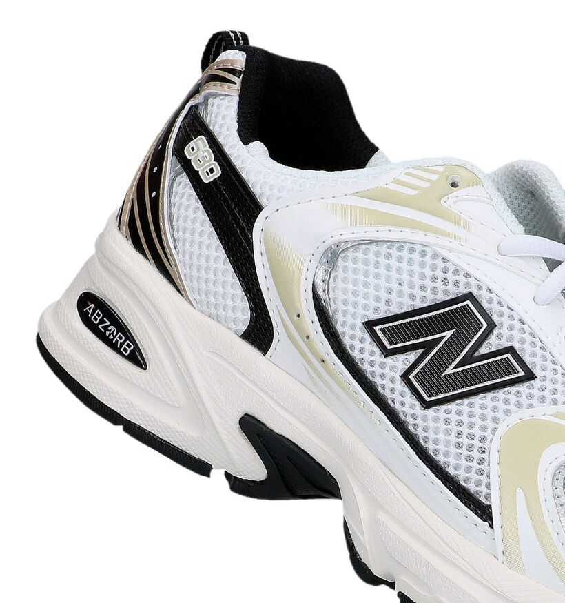 New Balance MR 530 Baskets en Blanc pour hommes (334304) - pour semelles orthopédiques