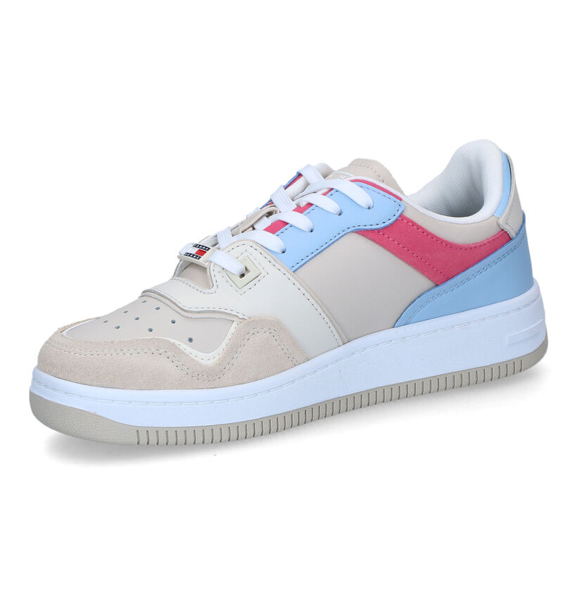 Tommy Hilfiger Tommy Jeans Baskets en Beige en cuir (318210)