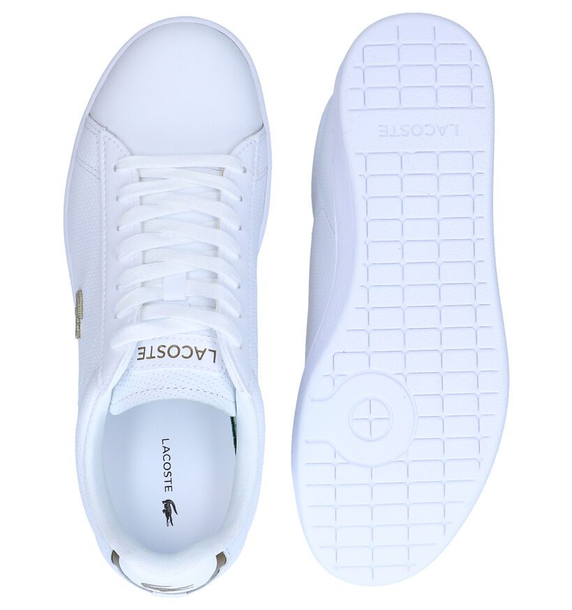 Lacoste Carnaby Evo Witte Sneakers in kunstleer (277669)