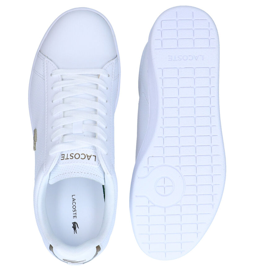 Lacoste Carnaby Evo Baskets en Blanc en cuir (277669)