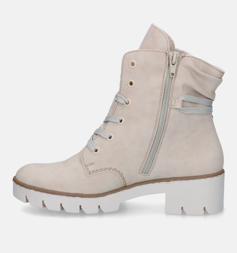 Rieker Boots à lacets en Beige pour femmes (328462)