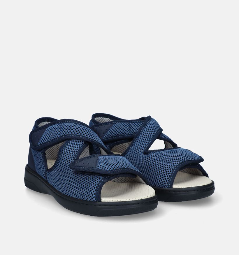 Podowell Athena Blauwe Orthopedische Sandalen voor dames (342243) - geschikt voor steunzolen