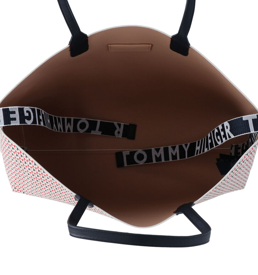 Tommy Hilfiger Iconic Cabas en Écru en simili cuir (303875)